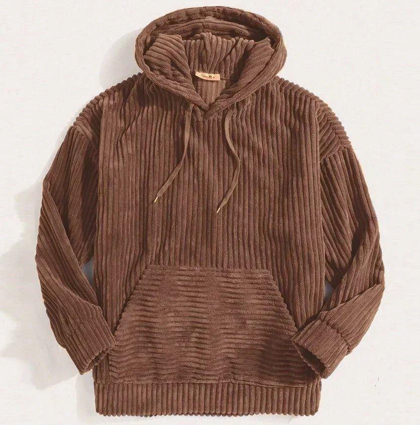 Sweat à capuche femme en velours avec poche kangourou
