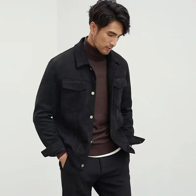 Veste en Daim Homme | Élégante pour le Printemps & l'Automne