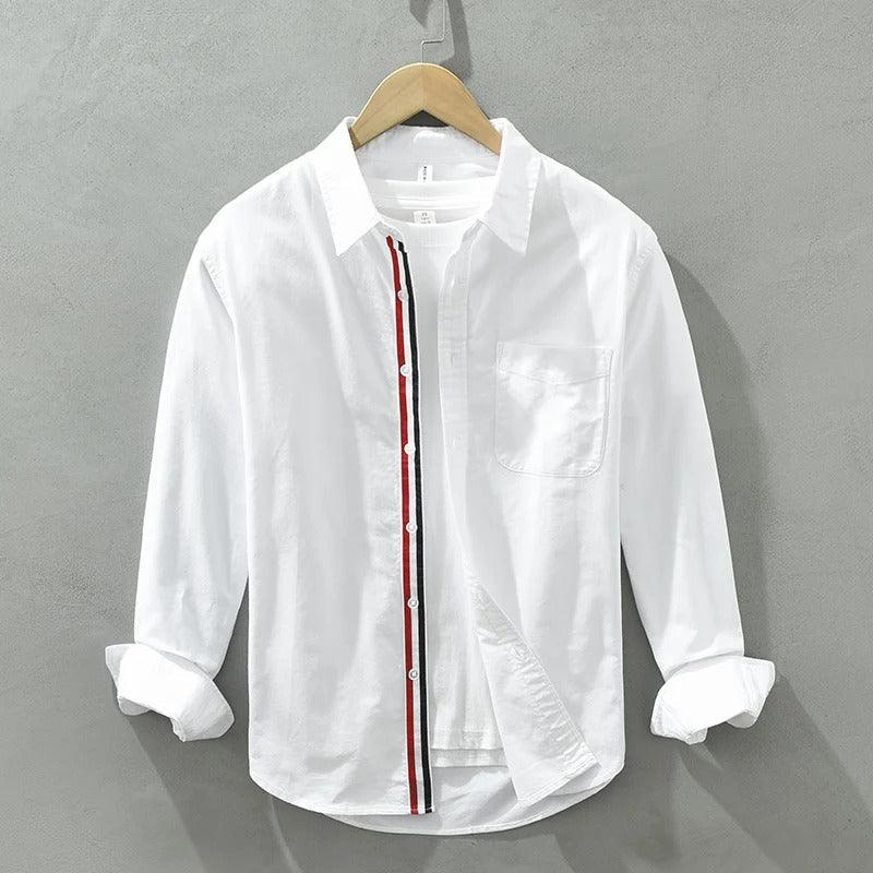 Chemise à Manches Longues en Coton pour Homme | Confortable & Élégante