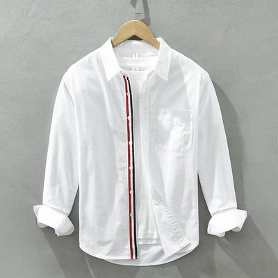 Chemise à Manches Longues en Coton pour Homme | Confortable & Élégante