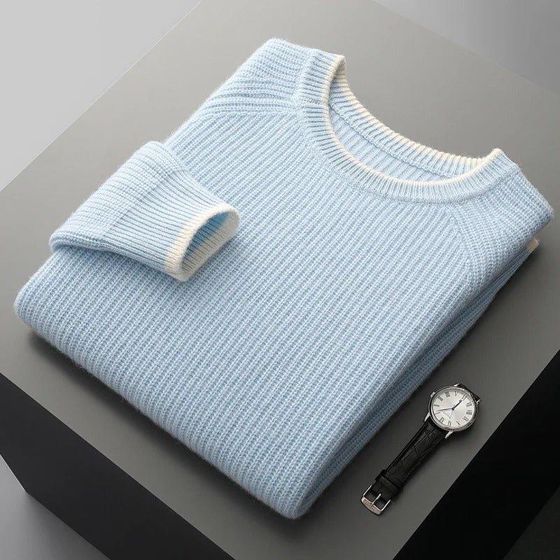 Pull pour Homme en Laine Mérinos | Parfait pour l'Automne & l'Hiver