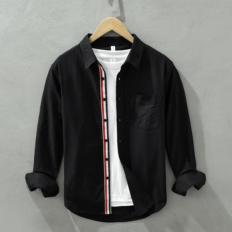Chemise à Manches Longues en Coton pour Homme | Confortable & Élégante