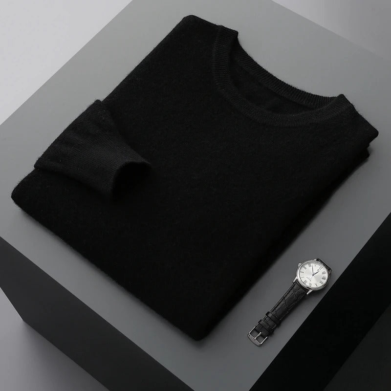 Pull simple pour hommes | Col rond, classique et polyvalent