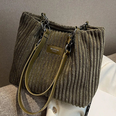 Julia Sac en Velours Côtelé en Coton