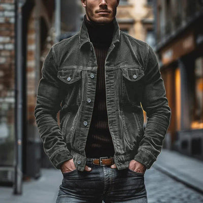 MILO | VESTE EN VELOURS CÔTELÉ RÉTRO
