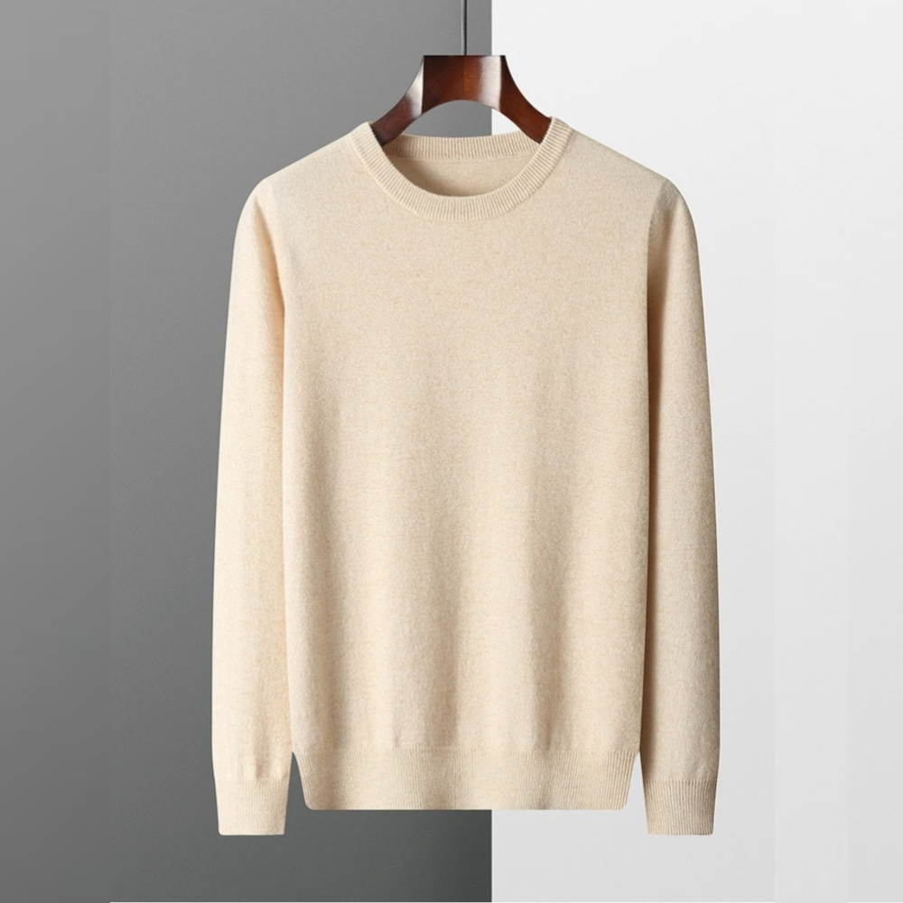 Pull simple pour hommes | Col rond, classique et polyvalent