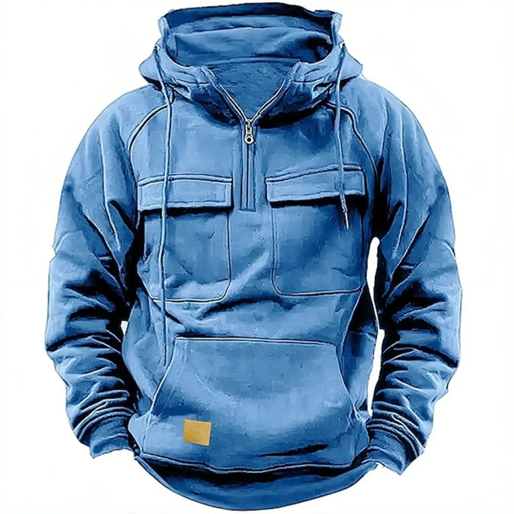 Nouvelle hoodie tactique pour hommes | Extérieur & Prêt pour l'hiver