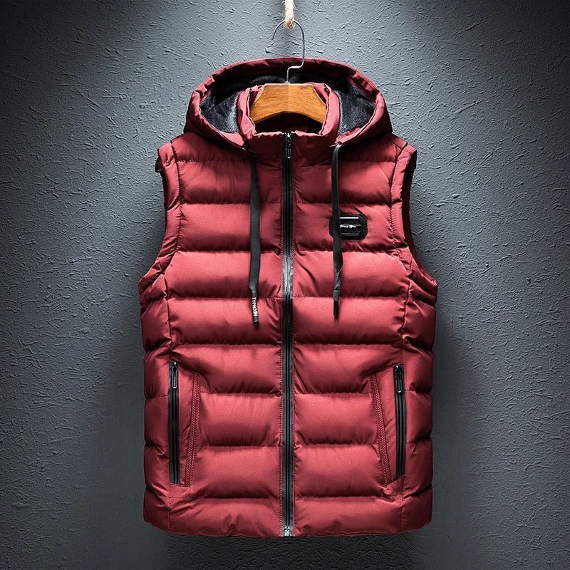 LOUIS I Gilet Coupe-Vent avec Propriétés Imperméables