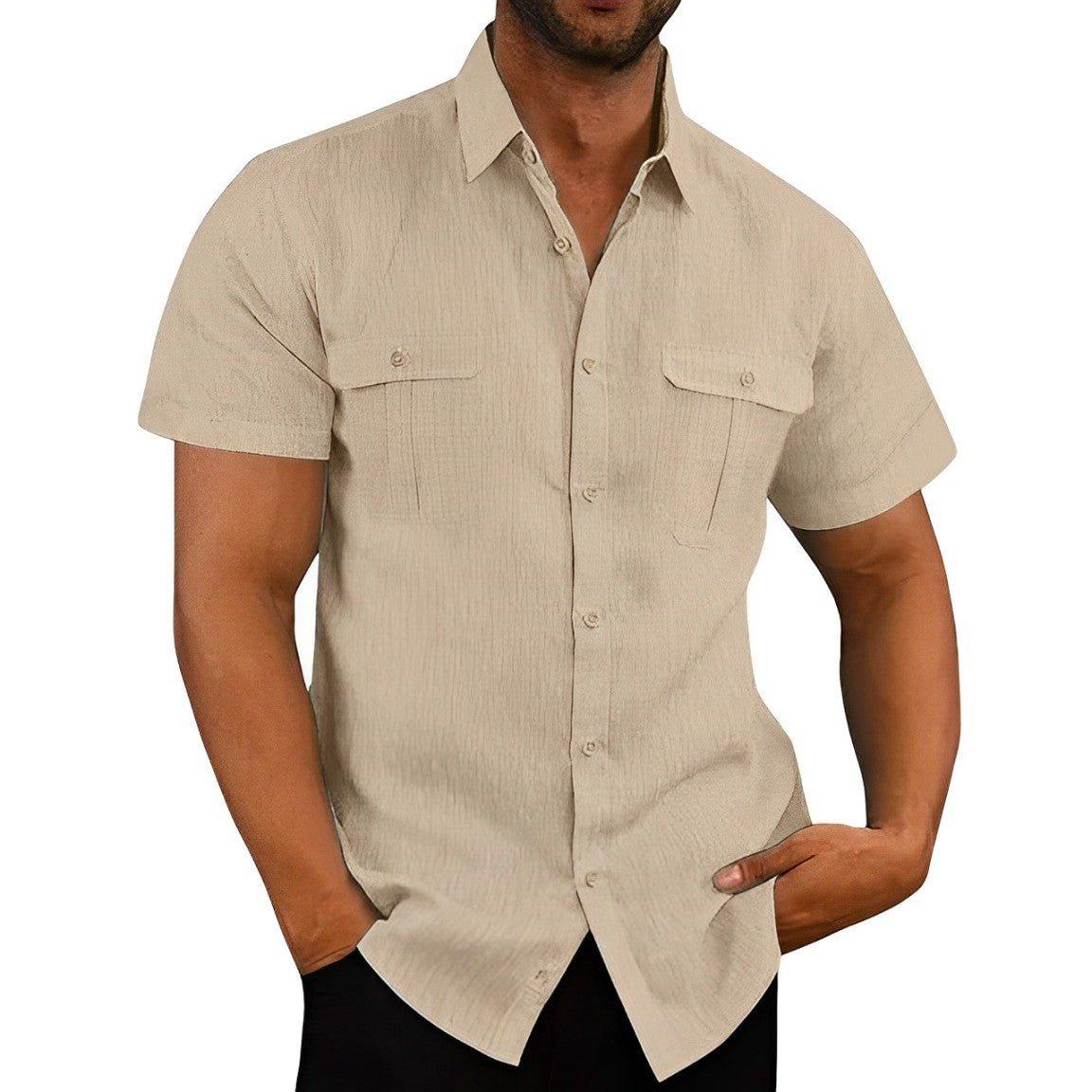 Chemise en Lin pour Homme | Élégante & Respirante