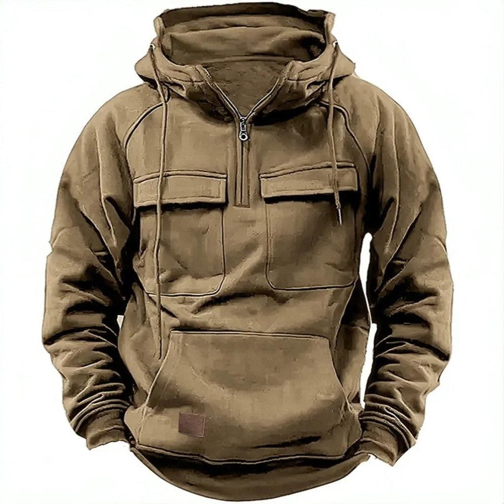 Nouvelle hoodie tactique pour hommes | Extérieur & Prêt pour l'hiver